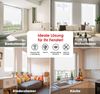 DomDeco Plissee Premium Thermo Plissee ohne Bohren, Sichtschutz, lichtdurchlässig, blickdicht, Klemmfix, Thermo-Wärmeschutz, verdunkelnd, blickdicht, Stufenlos Bild 3