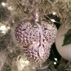 Traube silbern viktorianisch 7,5cm Inge-Glas® Nostalgischer Weihnachtsschmuck Bild 2