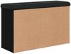 vidaXL Schuhbank Schwarz 82x32x50 cm Holzwerkstoff 835104 Bild 3