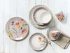 Kaffeebecher 350ml 6er Set Flora grau Bild 1