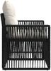 vidaXL Garten-Sofa 2-Sitzanzahl Schwarz Poly-Rattan 42026698 Bild 5