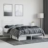 vidaXL Bettgestell mit Kopfteil Metall Weiß 150x200 cm 353588 Bild 4