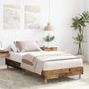 vidaXL Bettgestell ohne Matratze Altholz-Optik 75x190cm Holzwerkstoff 861100 Bild 3