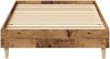 vidaXL Bettgestell ohne Matratze Altholz-Optik 75x190cm Holzwerkstoff 861100 Bild 5