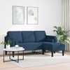 vidaXL Sofa Set mit Kissen Blau Polyester 42001920 Bild 3