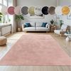 Paco Home Fellteppich Kunstfell Soft 380, rund, Höhe: 14 mm, Langflor, Kuschelteppich - besonders weich, Uni-Farben Bild 2