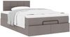 vidaXL Ottoman-Bett mit Matratze Taupe 120x200 cm Stoff 3311453 Bild 5