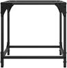 vidaXL Couchtisch mit Glasplatte Transparent 40x40x40 cm Stahl 845958 Bild 5