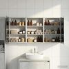 vidaXL Badezimmerschrank-Set 3 pcs 120 x 10,5 x 60,5 cm Holzwerkstoff 3403731 Bild 4