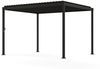 LECO Lamellenpergola FREE, Stahl-Lamellen und Stahlgestell anthrazit, 4x3 m Bild 2