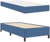 vidaXL Bettrahmen mit Matratze Blau 90 x 200 cm Stoff 3399103 Bild 4