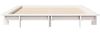 vidaXL Massivholzbett ohne Matratze Weiß 150x200 cm Kiefernholz 850657 Bild 4