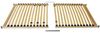 Lattenrost >Nova< in naturfarben-anthrazit, Holz - 200x100x7cm (LxBxH) Bild 2