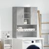 Waschmaschinenschrank Betongrau 70,5 x 25,5 x 90 cm Bild 3