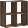 vidaXL Bücherregal Braun Eichen-Optik 68,5x32x68,5 cm Holzwerkstoff 852831 Bild 5