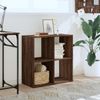 vidaXL Bücherregal Braun Eichen-Optik 68,5x32x68,5 cm Holzwerkstoff 852831 Bild 3