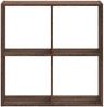 vidaXL Bücherregal Braun Eichen-Optik 68,5x32x68,5 cm Holzwerkstoff 852831 Bild 4
