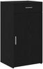 vidaXL Sideboard mit Schubladen Schwarz Eichen-Optik 50 x 42,5 x 93 cm 868761 Bild 2