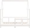 vidaXL Kinderbett Weiß 70x140 cm Massivholz Kiefer 835722 Bild 4