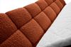Boxspringbett Bett Schlafzimmerbett NOVA 120x200cm Stoff Rolf Rostbraun Bild 5