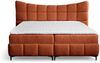 Boxspringbett Bett Schlafzimmerbett NOVA 120x200cm Stoff Rolf Rostbraun Bild 2