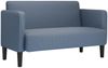vidaXL Zweisitzer-Sofa Blau 109 cm Cordstoff 4100525 Bild 2