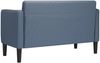 vidaXL Zweisitzer-Sofa Blau 109 cm Cordstoff 4100525 Bild 5