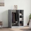 vidaXL Kleiderschrank Betongrau 77x48x102 cm Holzwerkstoff 840810 Bild 3