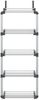 vidaXL Tür-Organizer mit 5 Ablagen 52x20x135 cm Aluminium 154597 Bild 3