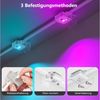 Sunicol LED Stripe Smart RGBIC Wasserdicht Permanente Außenbeleuchtung, 15M/30M/45M, Musik Sync, Timer, APP & Fernsteuerung LED Strip für Garten, Party Bild 2
