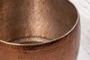 Stylischer Couchtisch MARTELLO No. 1 Aluminium ca. 60cm kupfer used Hammerschlag Bild 5