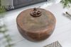 Stylischer Couchtisch MARTELLO No. 1 Aluminium ca. 60cm kupfer used Hammerschlag Bild 3