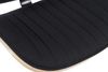 2er Set Barhocker LOSAN - Stoff Natura/schwarz 50x50x94 cm Schwarz Hellbraun Schwarz | Barstuhl Höhenverstellbar Mit Lehne Drehbar Tresenhocker Bild 2