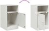 vidaXL Nachttische 2 Stk. Weiß 34,5x39x62 cm Stahl 841774 Bild 5