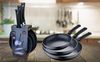 Bratpfanne Pfannen Set 3-tlg beschichtet Induktion Cheffinger CF-FA03 schwarz Bild 2