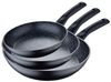 Bratpfanne Pfannen Set 3-tlg beschichtet Induktion Cheffinger CF-FA03 schwarz Bild 4