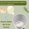 GarPet Kräutertopf 4er Set Kräutertopf Selbstbewässernd Küche Selbstbewässerungstopf 11cm Bild 5