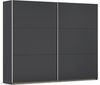 rauch Kleiderschrank; Schwebetürenschrank KRONACH, 2-türig, Graumetallic, 261x210x59xcm Bild 3