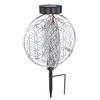 Solarleuchte Garten Scheibe 20cm Solarlampe Außen Leuchte Solar mit Pflegetuch Bild 2