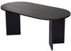 Elegant Black Dining Table, 180 x 89.5 x 75 cm | 100% Melamine Coated Particle Board, 25 mm Thickness | Perfect for Modern Dining Spaces Bild 5