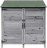 vidaXL Garten Shed Grau 106,5 x 56 x 113,5 cm Holzwerkstoff 42033442 Bild 5