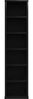 vidaXL CD-Schrank Schwarz Eichen-Optik 21x20x88 cm Holzwerkstoff 862421 Bild 5