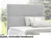 MEBLINI Kinderbett mit Bettkasten MINO 1 100x200 Links – H3/Hellgrau Samt Gepolstert Einzelbett mit Matratze - Polsterbett mit Stauraum - Bett mit Kopfteil – Stauraumbett Bild 3