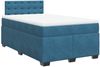 vidaXL Boxspringbett mit Matratze Dunkelblau 120x200 cm Samt 3286298 Bild 2