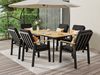 MeXo Gartenlounge-Set Garten Essgruppe für 6 Personen, (Gartenmöbel-Set aus Aluminium, 7-tlg, mit ergonomischen Sesseln inkl. Kissen), Belastbarkeit pro Sitzplatz 140 kg Bild 5