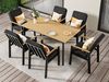 MeXo Gartenlounge-Set Garten Essgruppe für 6 Personen, (Gartenmöbel-Set aus Aluminium, 7-tlg, mit ergonomischen Sesseln inkl. Kissen), Belastbarkeit pro Sitzplatz 140 kg Bild 2