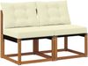 vidaXL 2 Stück Outdoor Mittelsofa 900605 Bild 2