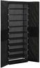 vidaXL Schuhschrank Schwarz 60x30x166 cm Stoff 282463 Bild 5
