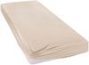Janine Mako Jersey Spannbetttuch Bettlaken 140-160x200 cm OVP 5007 19 naturell Bild 3