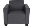 Modular Sofa-System Couch-Garnitur Lyon 3-1-1-1, Kunstleder ~ dunkelgrau Bild 5